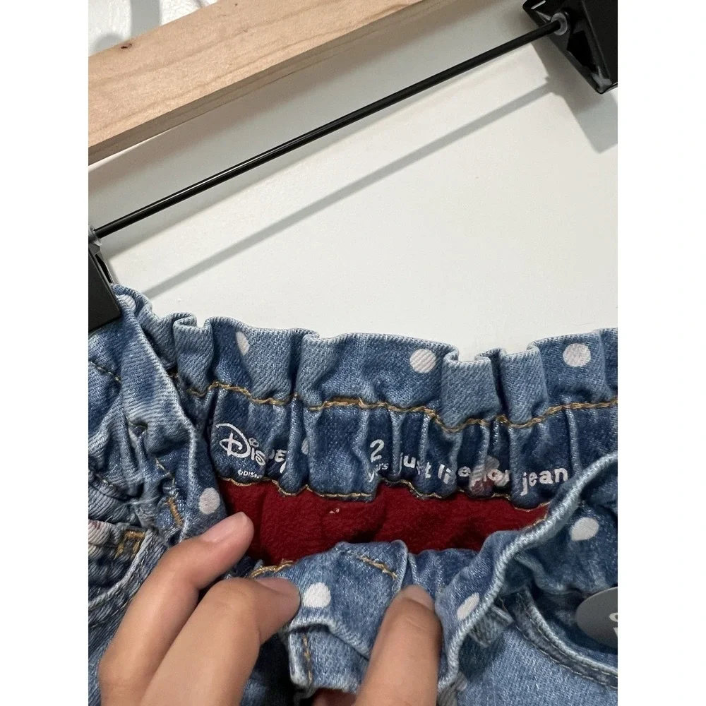 babyGap | Disney Minnie Mouse Just Like Mom Fleece-Lined Jeans -‎ Size 2 Years